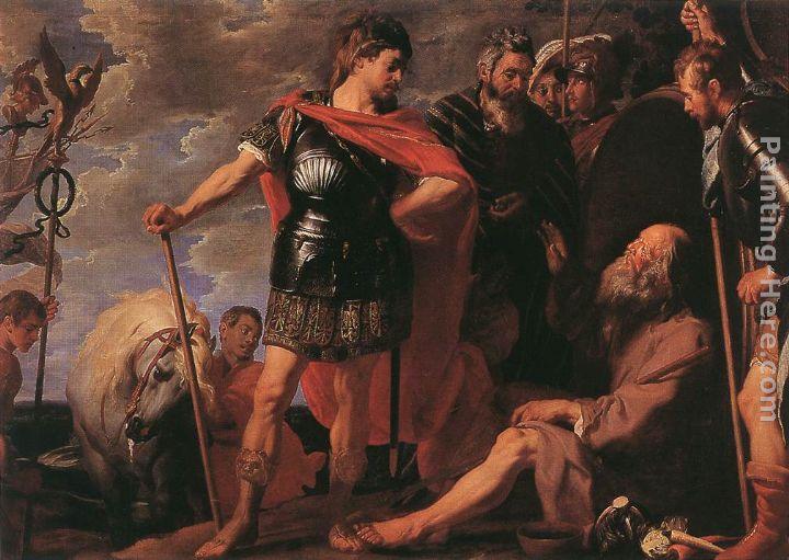 Gaspard de Crayer Alexander and Diogenes